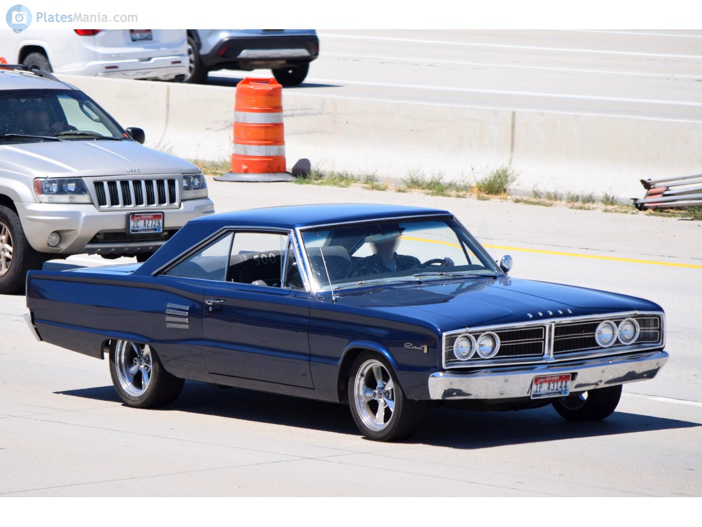 1P A3144, Dodge Coronet 5th gen 1966 2-door Sedan (21; BW; B-body), 1st facelift, 1965–1966