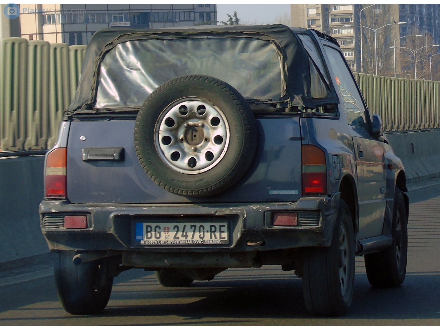 BG 2470-RE, Suzuki Vitara 1st gen Canvas Top (ET/TA), 1988–1998