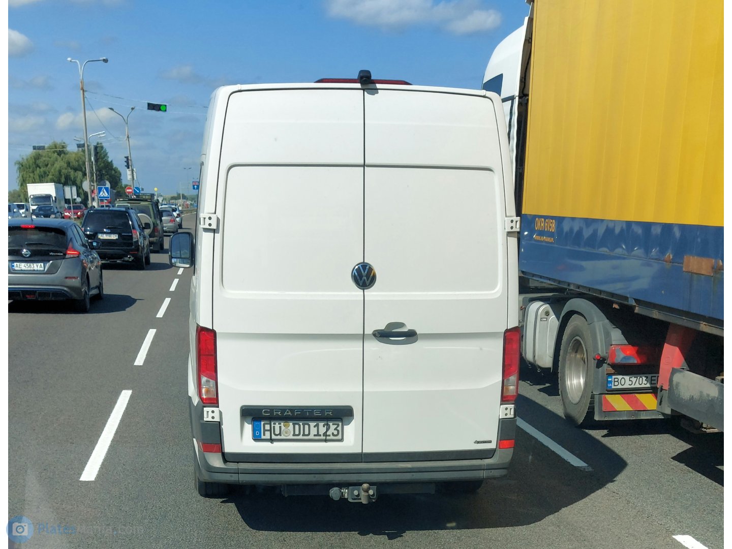 FÜ DD 123, Volkswagen Crafter 2nd gen Van (SY/SZ), 2016–