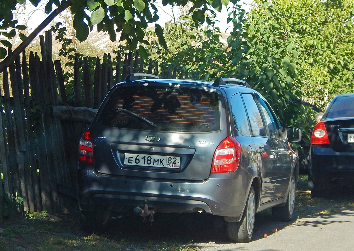 е 618 мк 82, Lada (VAZ) 2194 Kalina/Granta 2194 Kalina, 2013–2018