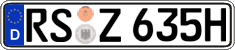 German license plate, Plates for oldtimers (type 
