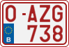 License plate of Belgium, Regular plates (2010)