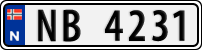 License plate of Norway, Trailers, motorcycles, special vehicles