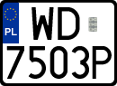 License plates of Poland, Regular car plates