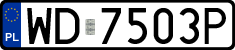 License plates of Poland, Regular car plates