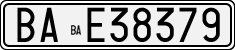 License plate of Italy, Cars (1927 year series)