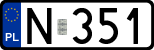 License plates of Poland, Regular car plates