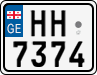 License plate of Georgia, Motorcycles (2014)