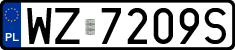 License plates of Poland, Regular car plates