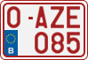 License plate of Belgium, Regular plates (2010)
