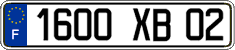 French license plate, FNI