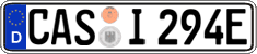 German license plate, Electric vehicles