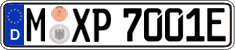 German license plate, Electric vehicles