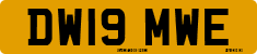 License plate of the United Kingdom, 2001 year system