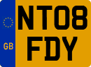 License plate of the United Kingdom, 2001 year system