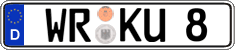 German license plate, Regular plates