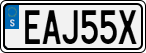 License plate of Sweden, Regular plates