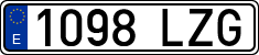 License plates of Spain, Ordinary (2000)