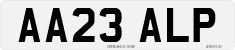 License plate of the United Kingdom, 2001 year system