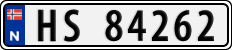 License plate of Norway, Cars