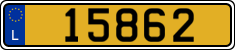 License plate of Luxembourg, Vanity Plates