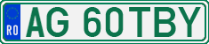 License plate of Romania, Regular plates