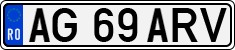 License plate of Romania, Regular plates