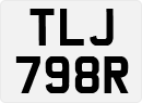 License plate of the United Kingdom, 1963 year system