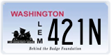 Washington, Specialty plates (X12X)