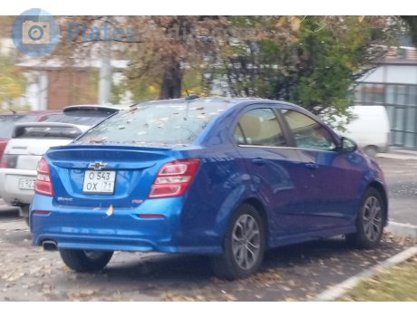 о543ох71, Chevrolet Sonic