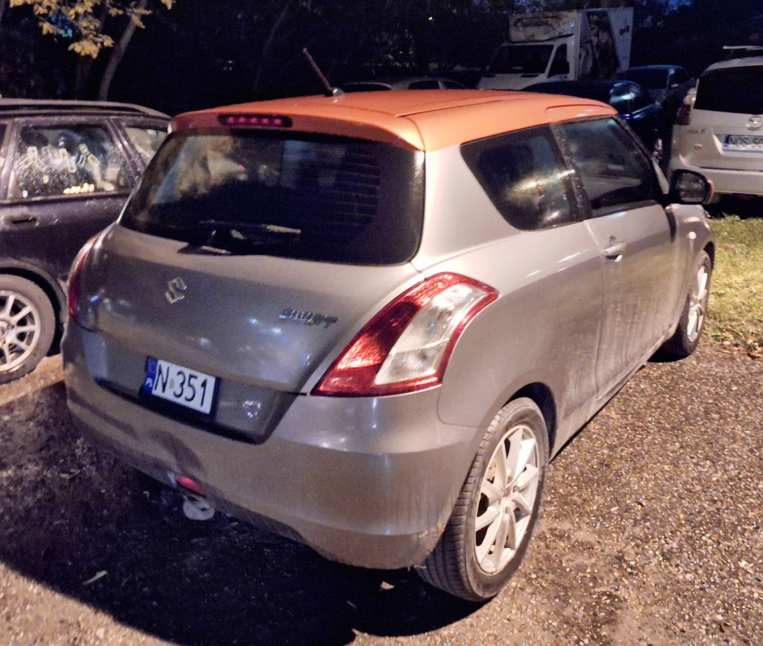 N 351, Suzuki Swift 6th gen 3-door Hatch (AZG), 2010–2017