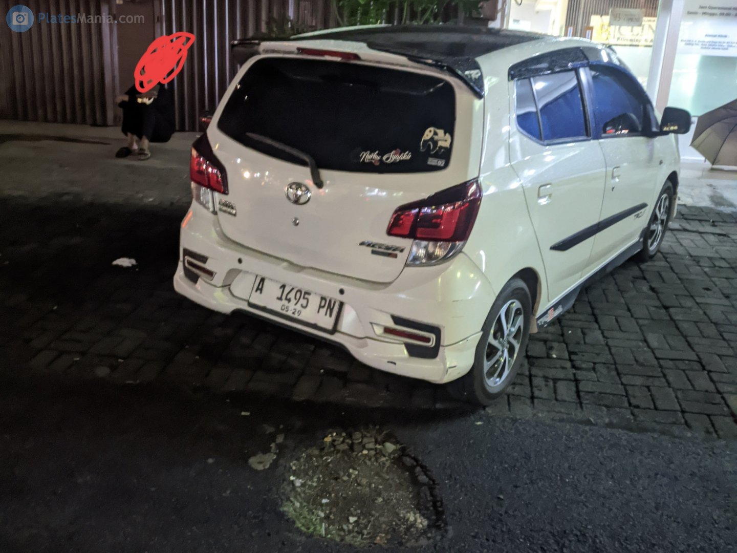 A 1495 PN, Toyota Agya 1st gen (B100), 1st facelift, 2017–2020