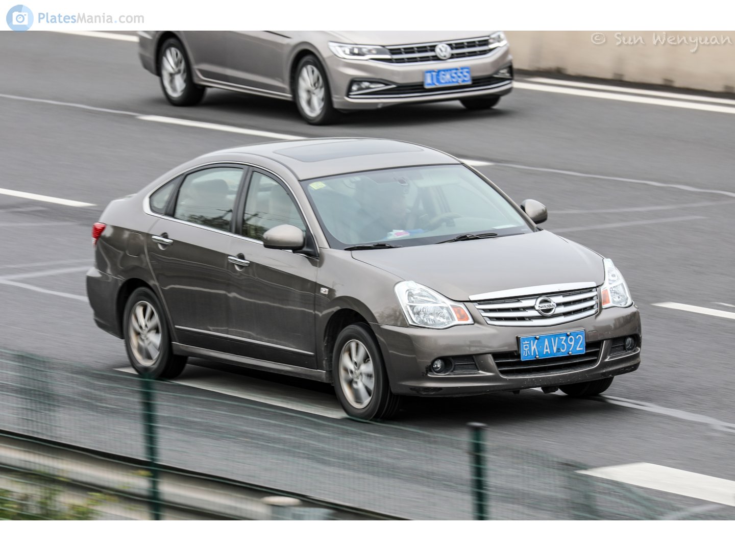 京K·AV392, Nissan Sylphy 3rd gen (Classic) (NB17; CN-maket), facelift, 2016–