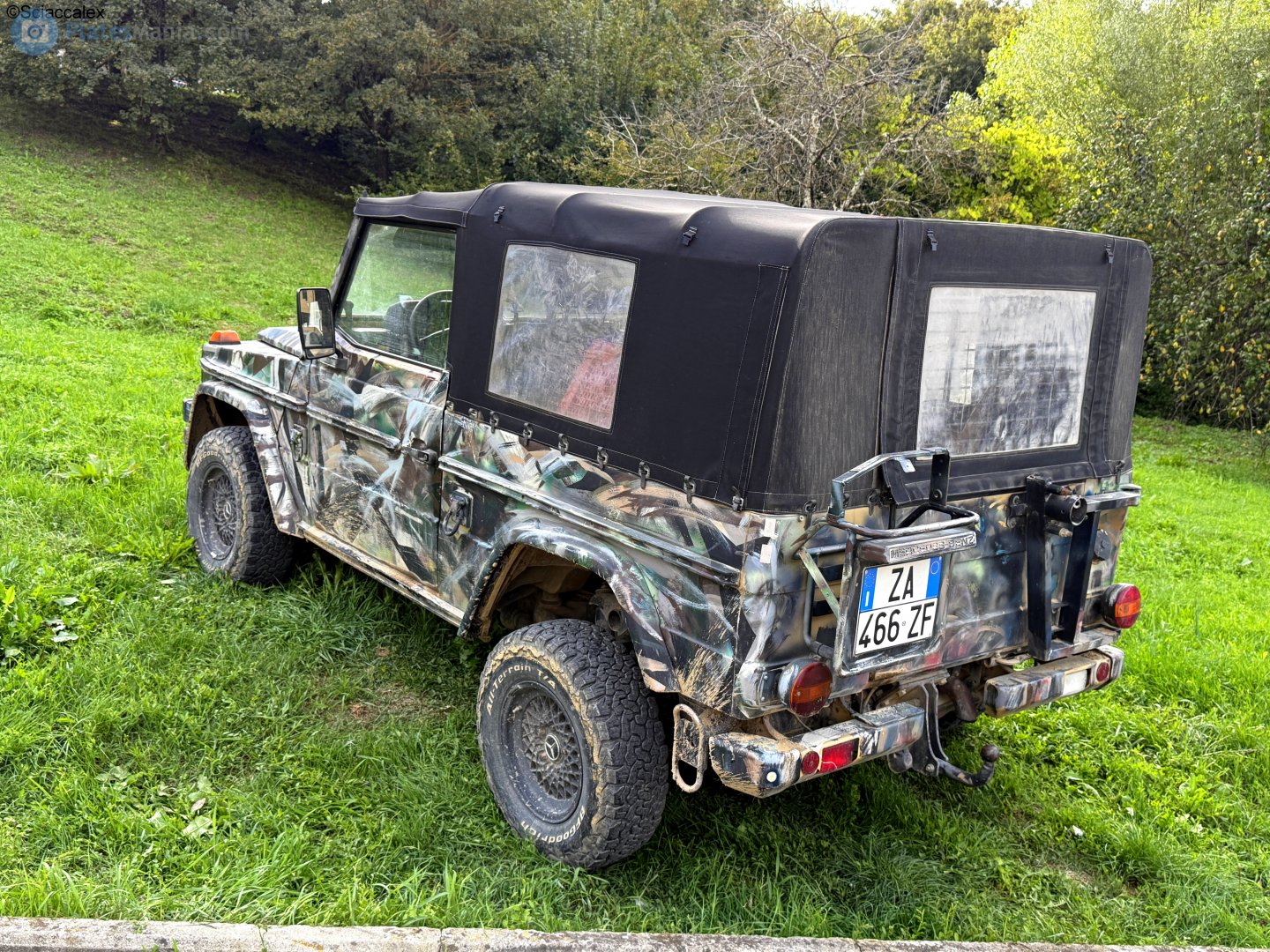 ZA 466 ZF, Steyr Daimler-Puch G-Klasse 3-door Open-Roof SUV (W460/W461; Military-market), 1979–2000