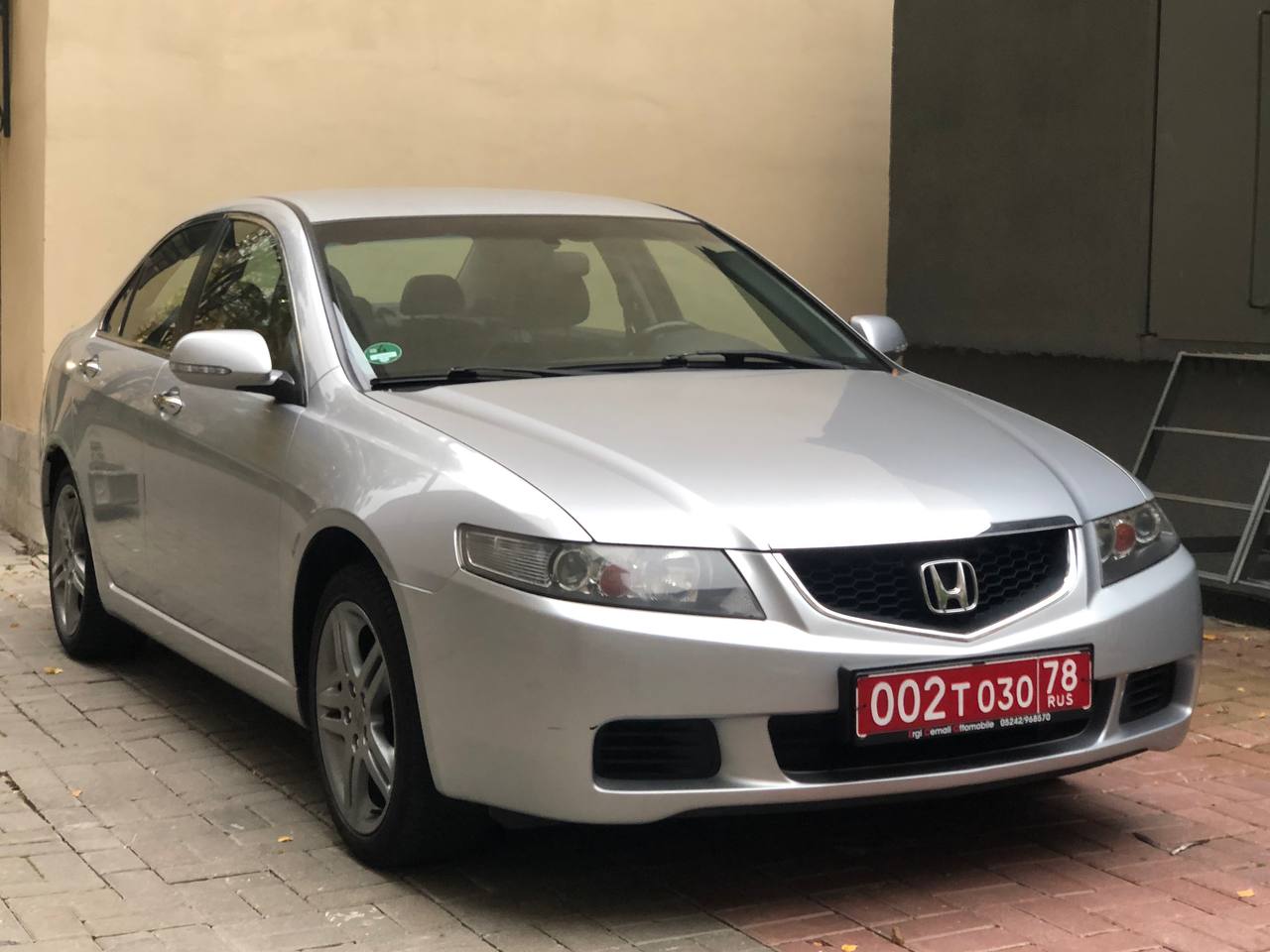 002 T 030 78, Honda Accord 7th gen (Euro) Sedan (CL), 2002–2008