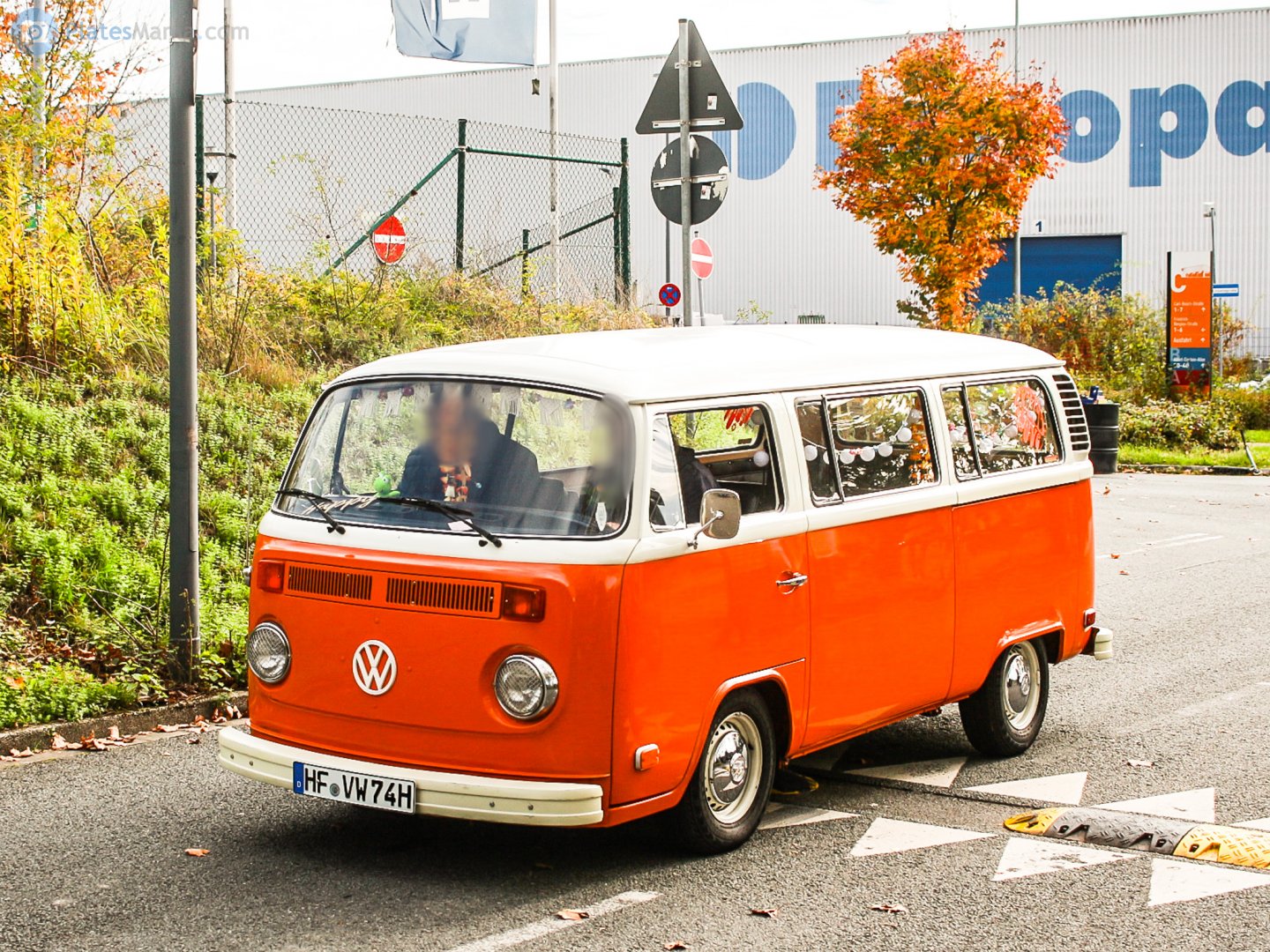 HF VW 74 H, Volkswagen Bus 2nd gen Bus/Kombi Van (T2b), 1st facelift, 1967–1979 (–1982 for BR- and MX-market)