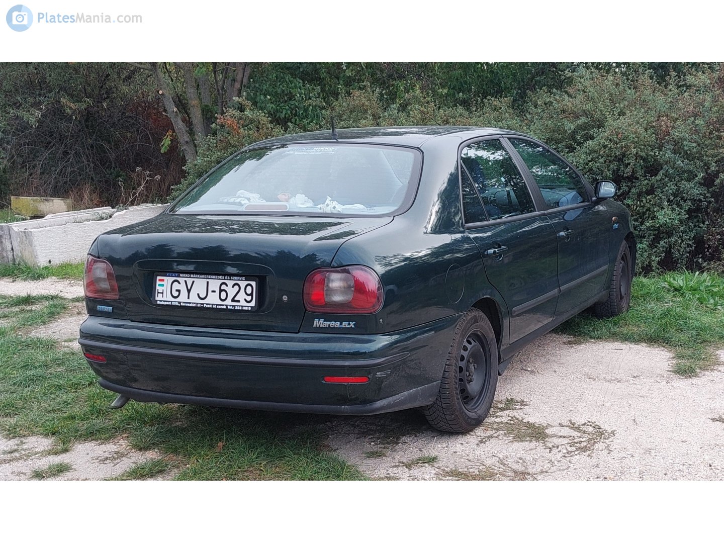 GYJ-629, FIAT Marea 1st gen Sedan (185), 1996–2002 (–2006 for TR- and –2007 for BR-market)