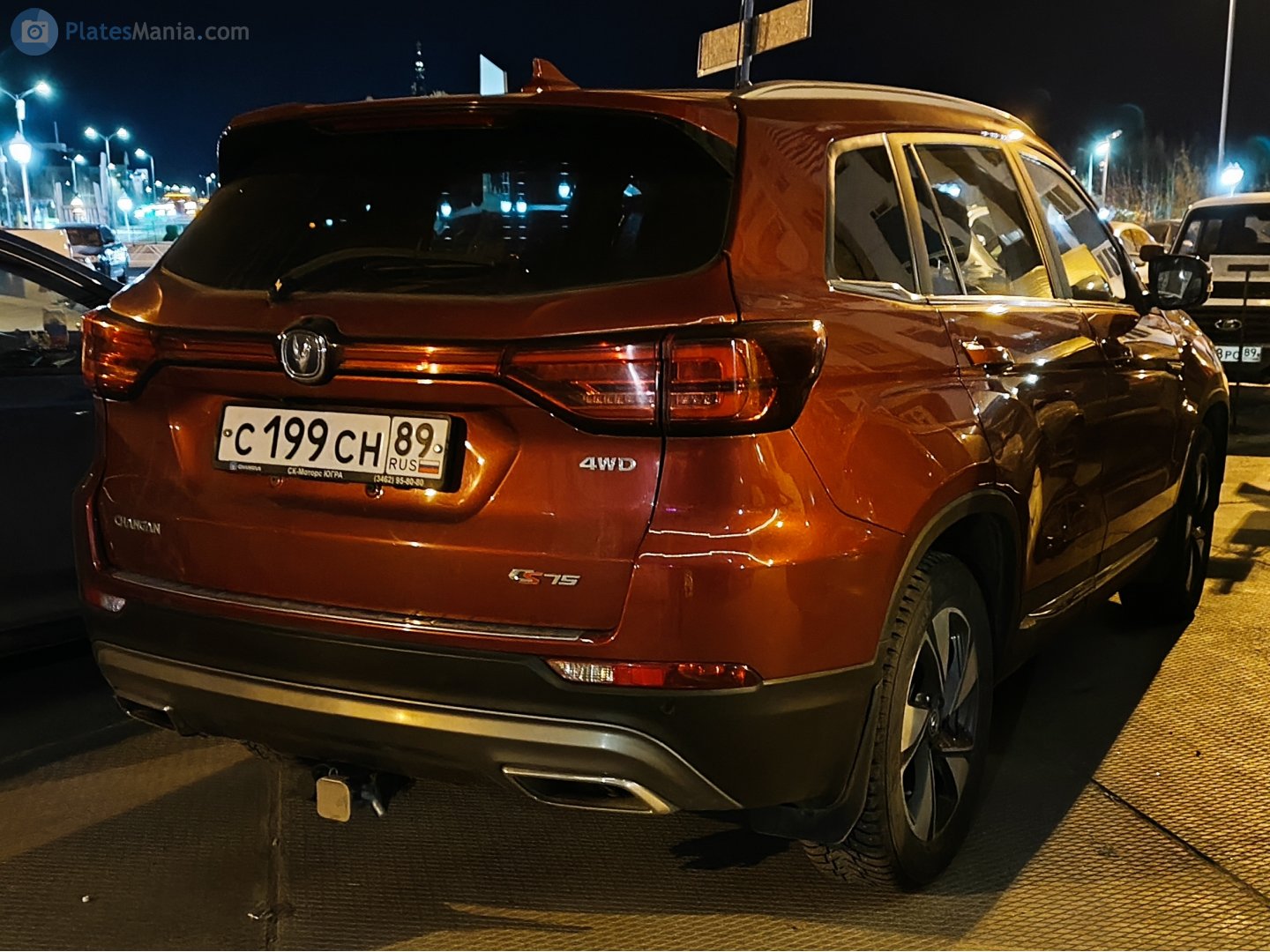 с 199 сн 89, Changan (Chana) CS75 1st gen, facelift, 2018–