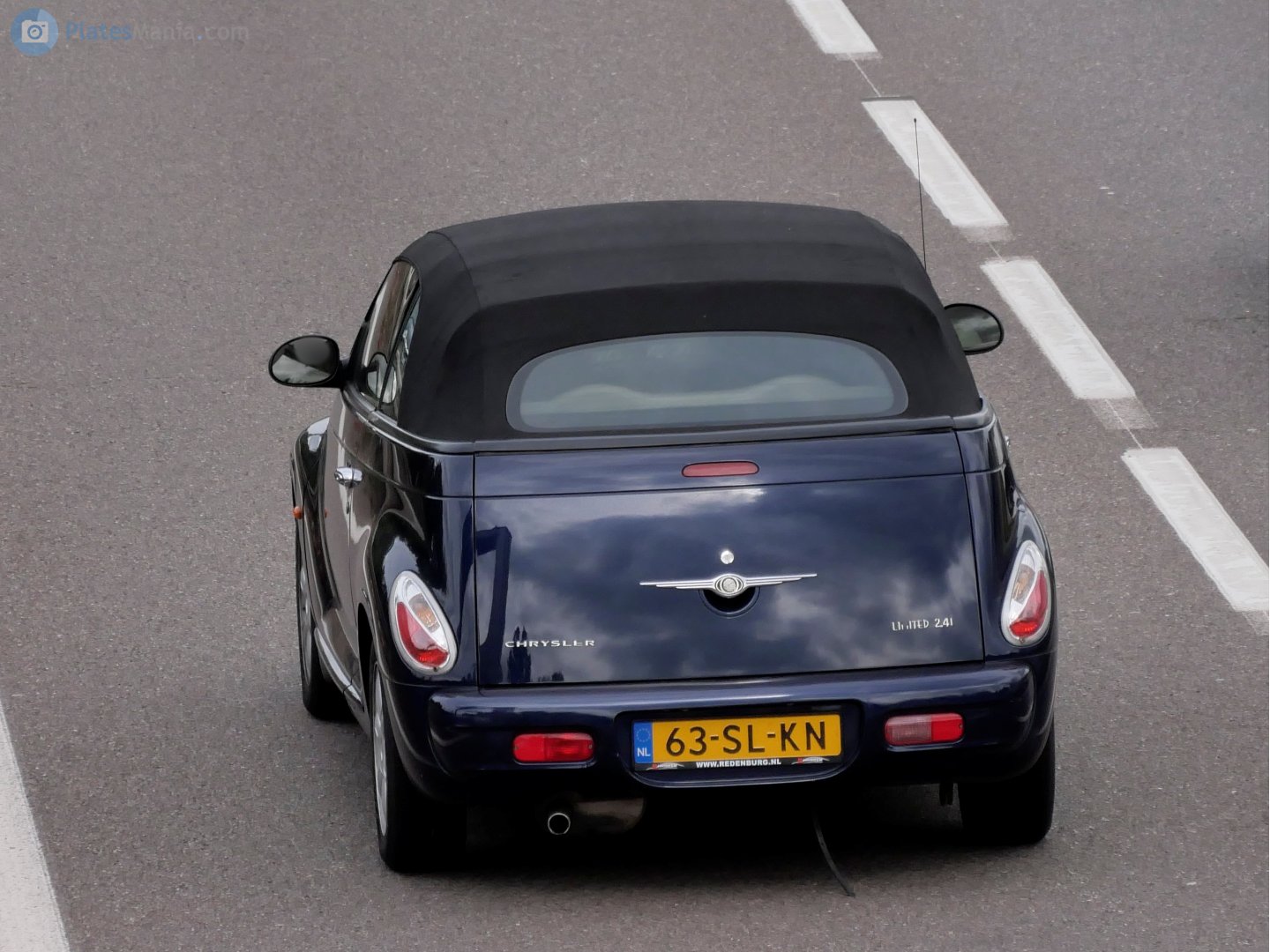 63-SL-KN, Chrysler PT Cruiser 1st gen Convertible (PT), facelift, 2005–2007