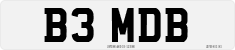 License plate of the United Kingdom, 1983 year system