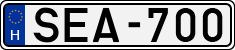 license plates of Hungary, Cars (1990)