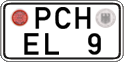 German license plate, Regular plates