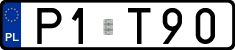 License plates of Poland, Vanity Plates