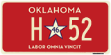 Oklahoma, Specialty plates