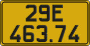 License plate of Vietnam, Commercial vehicles