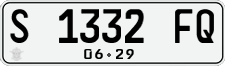 License plate of Indonesia, Regular plates