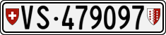License plate of Switzerland, Cars