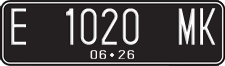 License plate of Indonesia, Regular plates