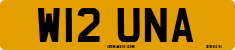 License plate of the United Kingdom, 1983 year system