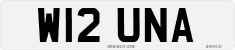 License plate of the United Kingdom, 1983 year system
